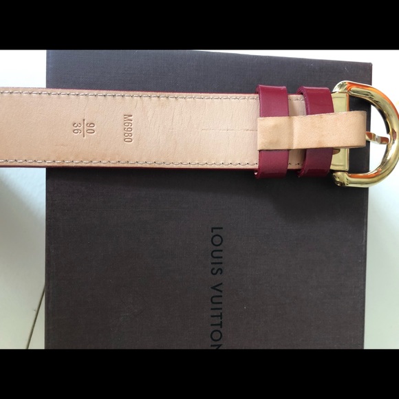 Louis Vuitton Monogram Vernis patent leather belt. Purchased in Palm Bch shop. - Picture 5 of 11